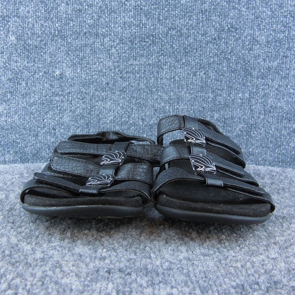 Vionic Amber Women Gladiator Sandal Shoes Black Synthetic Size 6 Wide - Picture 2 of 10